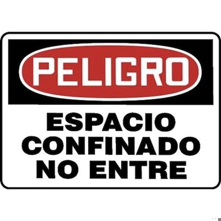 Accuform OSHA DANGER SAFETY SIGN CONFINED SHMCSP230XP SHMCSP230XP